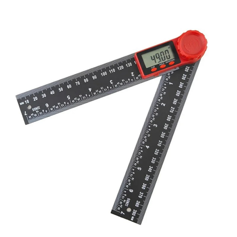 2-in-1 Digital Angle Meter Inclinometer Digital Angle Ruler Electronic Goniometer Protractor Angle finder Measuring Tool