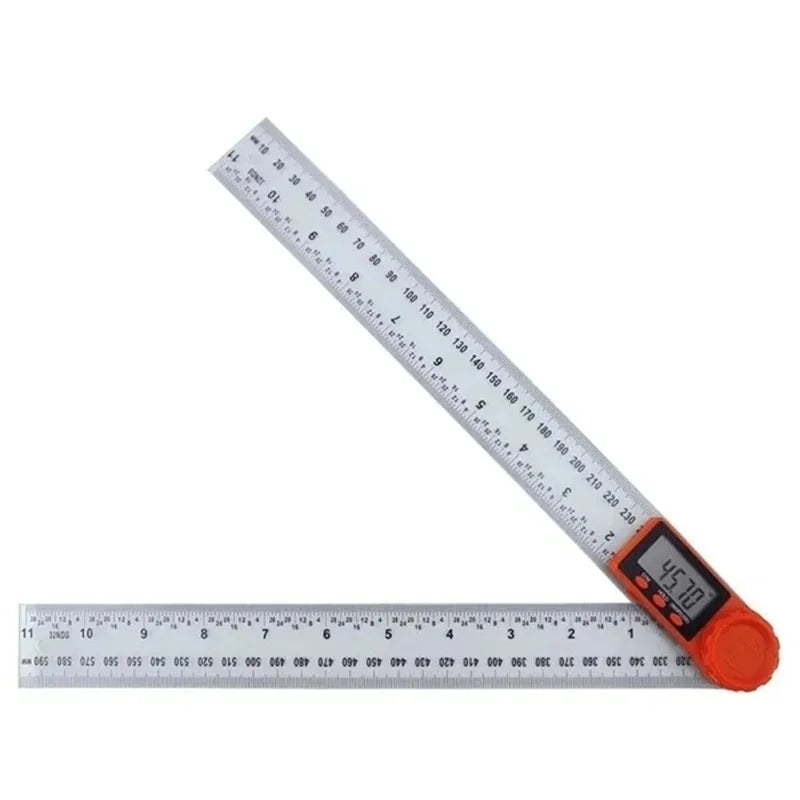 2-in-1 Digital Angle Meter Inclinometer Digital Angle Ruler Electronic Goniometer Protractor Angle finder Measuring Tool