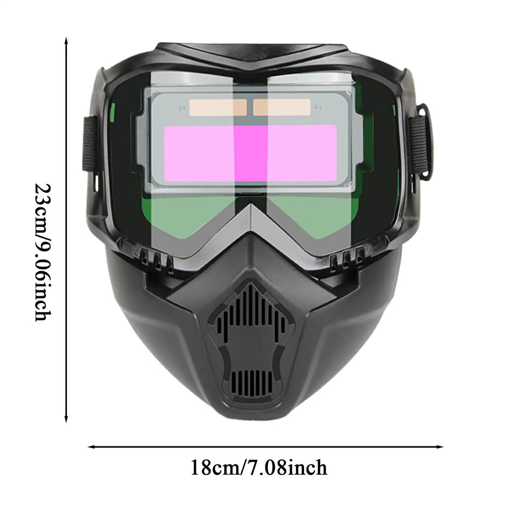 Masque de soudure à assombrissement automatique compatible MIG TIG arc — zone-bricolage.com