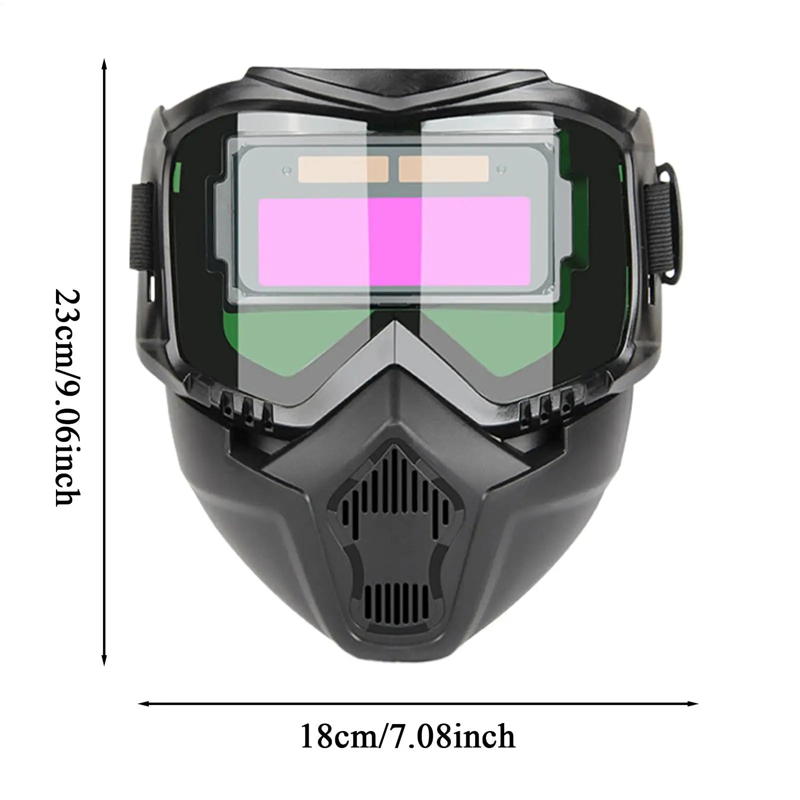 Masque de soudure à assombrissement automatique compatible MIG TIG arc — zone-bricolage.com