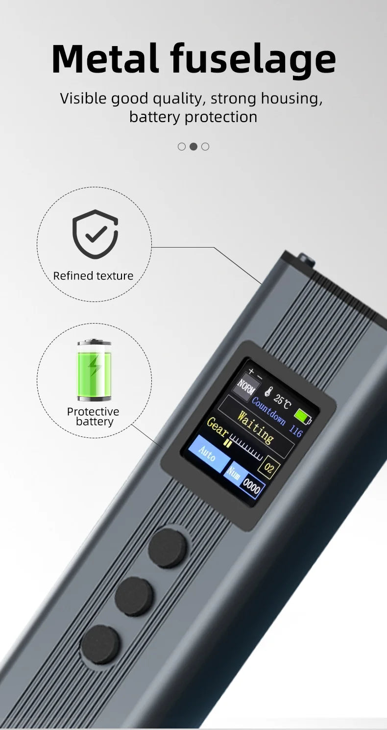 PSW01 Handheld Digital Spot Welder with 11-Level Adjustment & Dual Pulse for 18650 Battery Nickel Strip Welding