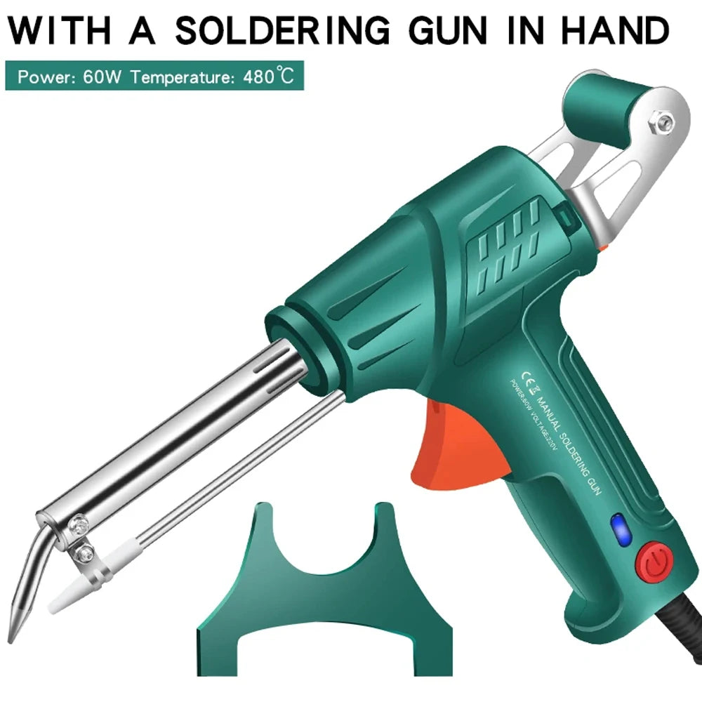 Automatically Iron Welder Soldering Gun New Multi-Function Hand-Held Internal Heating Send Tin Welding Repair Tool 220V/110V 60W