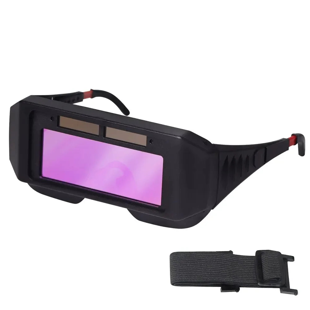 Lunettes de soudure auto-obscurcissantes solaires ultra-légères 60g compatibles TIG MIG MMA — zone-bricolage.com