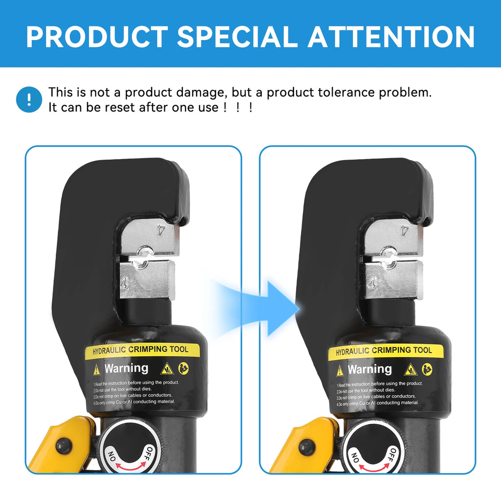 YQK-70 Hydraulic Crimping Tools 10T Cable Lug Crimper Plier Hand Hydraulic Compression Tool Electrical Terminal Cable Wire Tool
