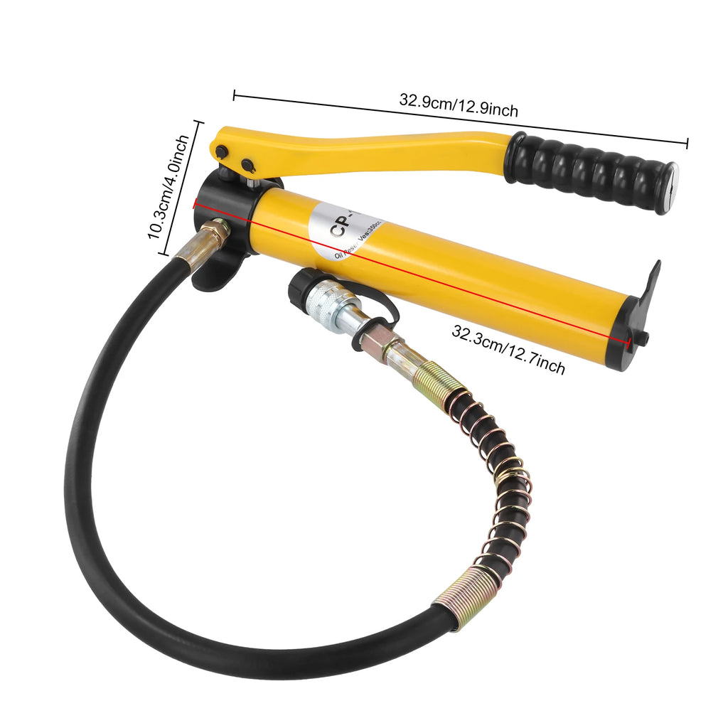 Hydraulic Pipe Crimping Tool Adjustable Crimper with Heavy-Duty Pressure for Copper Stainless Steel PEX Pipes TH V12/15/18/22/28