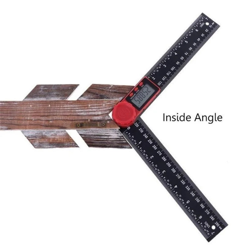 2-in-1 Digital Angle Meter Inclinometer Digital Angle Ruler Electronic Goniometer Protractor Angle finder Measuring Tool