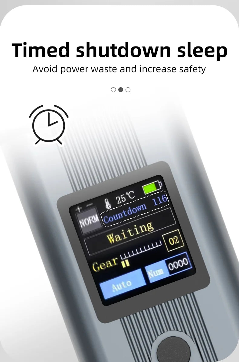 PSW01 Handheld Digital Spot Welder with 11-Level Adjustment & Dual Pulse for 18650 Battery Nickel Strip Welding