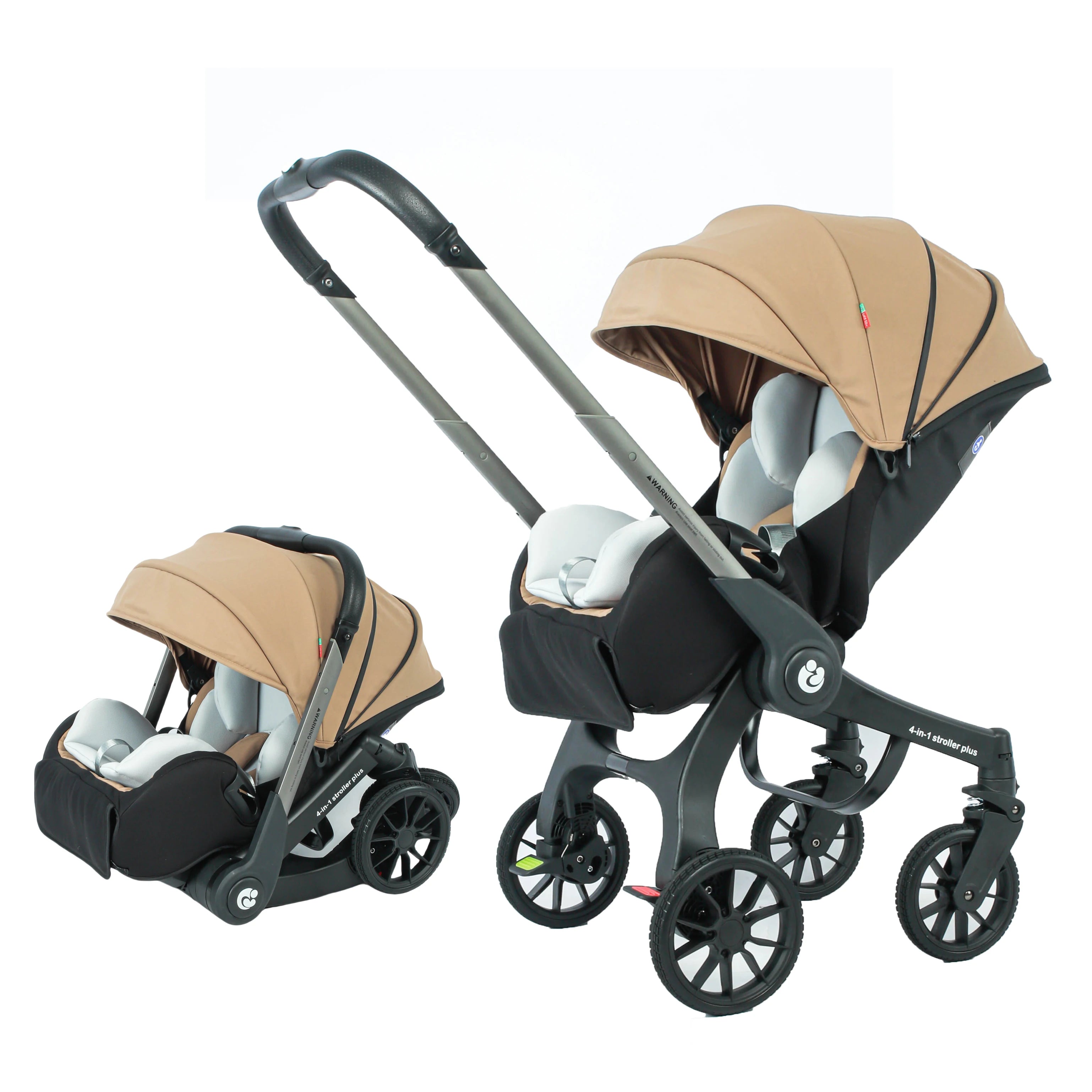 UE- Poussette pour bébés, Multifonctionnelle et Pliable, avec siège auto