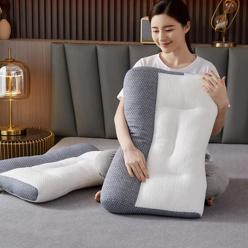 Super Ergonomic Pillow Orthopedic All Sleeping Positions Cervical Contour Pillow Neck pillow for neck and shoulder pain Relief