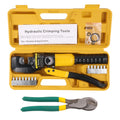 YQK-70 Hydraulic Crimping Tools 10T Cable Lug Crimper Plier Hand Hydraulic Compression Tool Electrical Terminal Cable Wire Tool